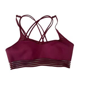 Victorias Secret Pink Ultimate Unlined Crossback Sports Bra Workout Yoga Athleti